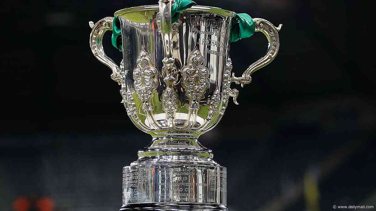 Liverpool to face Spurs in crunch all-Premier League clash as Man United host Brighton and Man City begin defence at home to Norwich: CARABAO CUP THIRD-ROUND DRAW