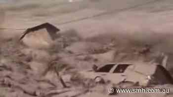 Red Cross video shows flood in full power