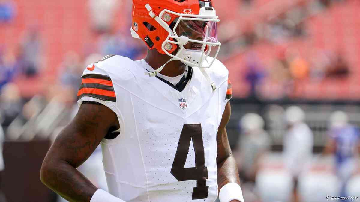 Signs taped to Jim Brown statue call out Watson