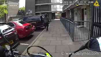 Body-worn video shows new fleet of 'game-changing' Met Police e-bikes mounting pavements and driving down narrow lanes in pursuit of suspects