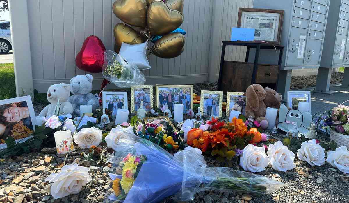 Investigators sift for evidence at burned Montana home where 8 family members were killed at dinner