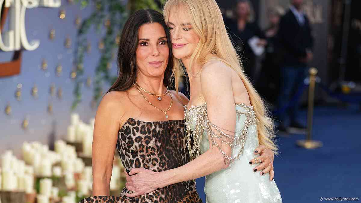 Nicole Kidman is criticised for her 'unsuitable' red carpet look and over-the-top antics she used to perform with ex-husband Keith Urban at Practical Magic premiere: 'Aways clinging onto someone'