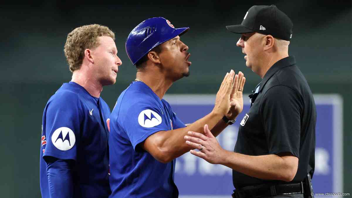 Pete Crow-Armstrong furious as controversial missed balk call costs Cubs a run in close loss to Diamondbacks