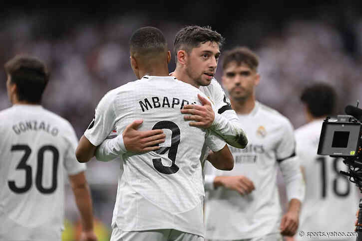 Federico Valverde talks up Kylian Mbappe after hat-trick in Real Sociedad victory – “We have to enjoy him”