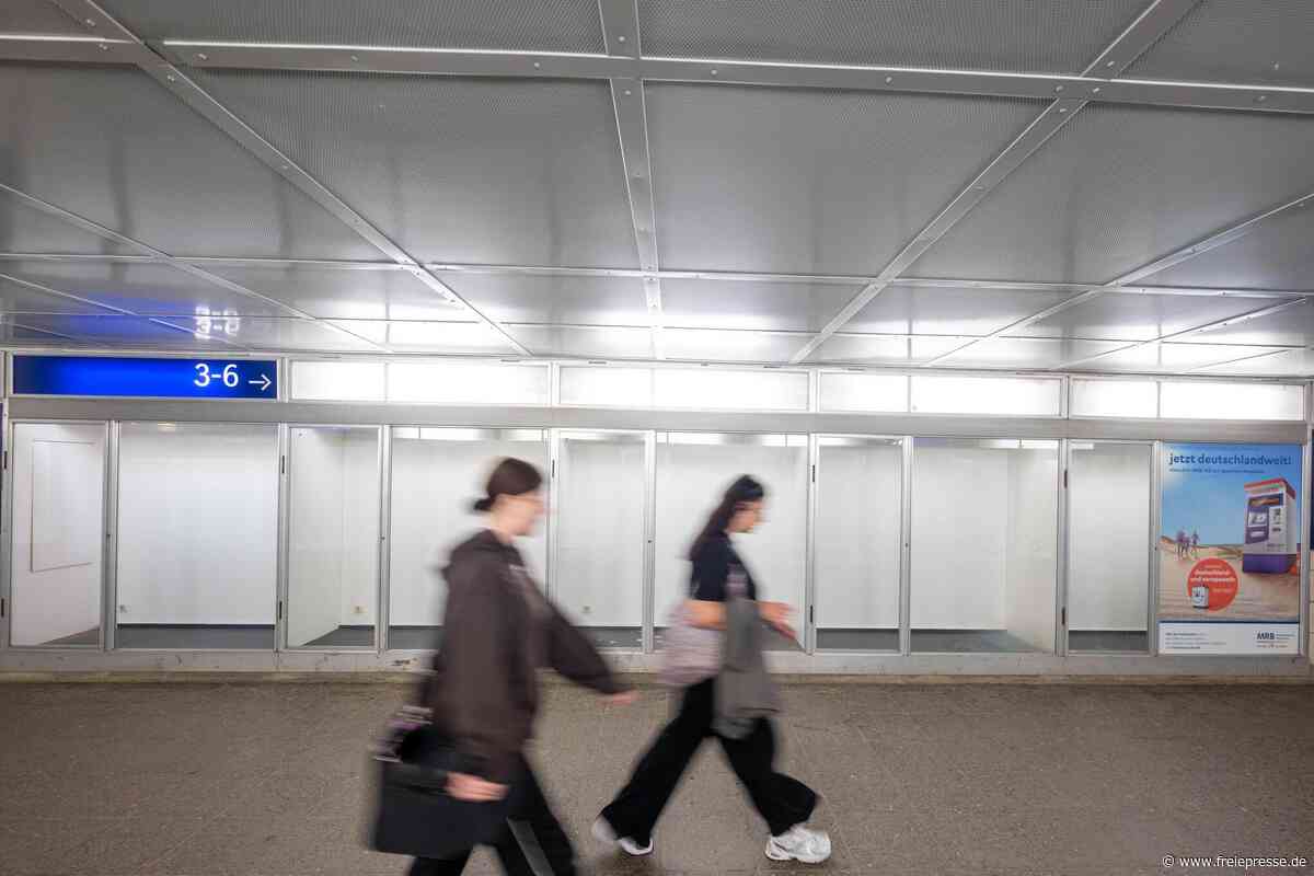 Leere Geschäfte, trostlose Vitrinen, WC-Ärger: Oberer Bahnhof in Plauen ist ein Sorgenkind