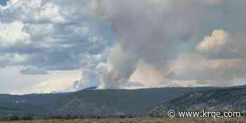 Mogote Ridge Fire burns in Rio Arriba County