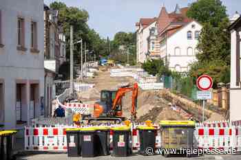 Von der Schlaglochpiste zur Straße: Bauarbeiten in Penigs Bahnhofstraße im Zeitplan