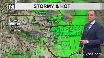 Storm chances return to parts of New Mexico Thursday