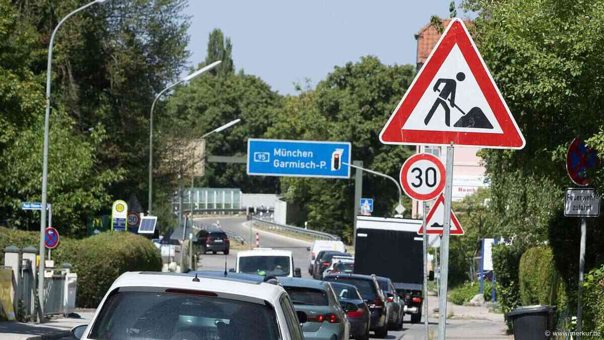 Sperrung in Percha endet pünktlich – nach wochenlangen Staus bis Berg