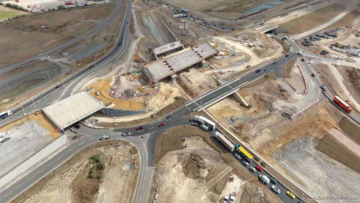 Major milestone reached on &pound;1 billion road project expected to finish in spring