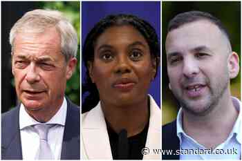 Nigel Farage, Kemi Badenoch and Zack Polanski's parties to hammer Labour with loss of up to 18 MPs in London, new poll