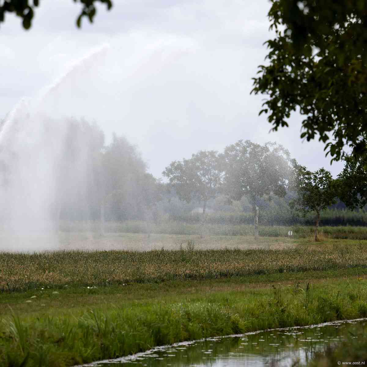Droogte neemt af, water oppompen mag weer in Twente en Vechtdal