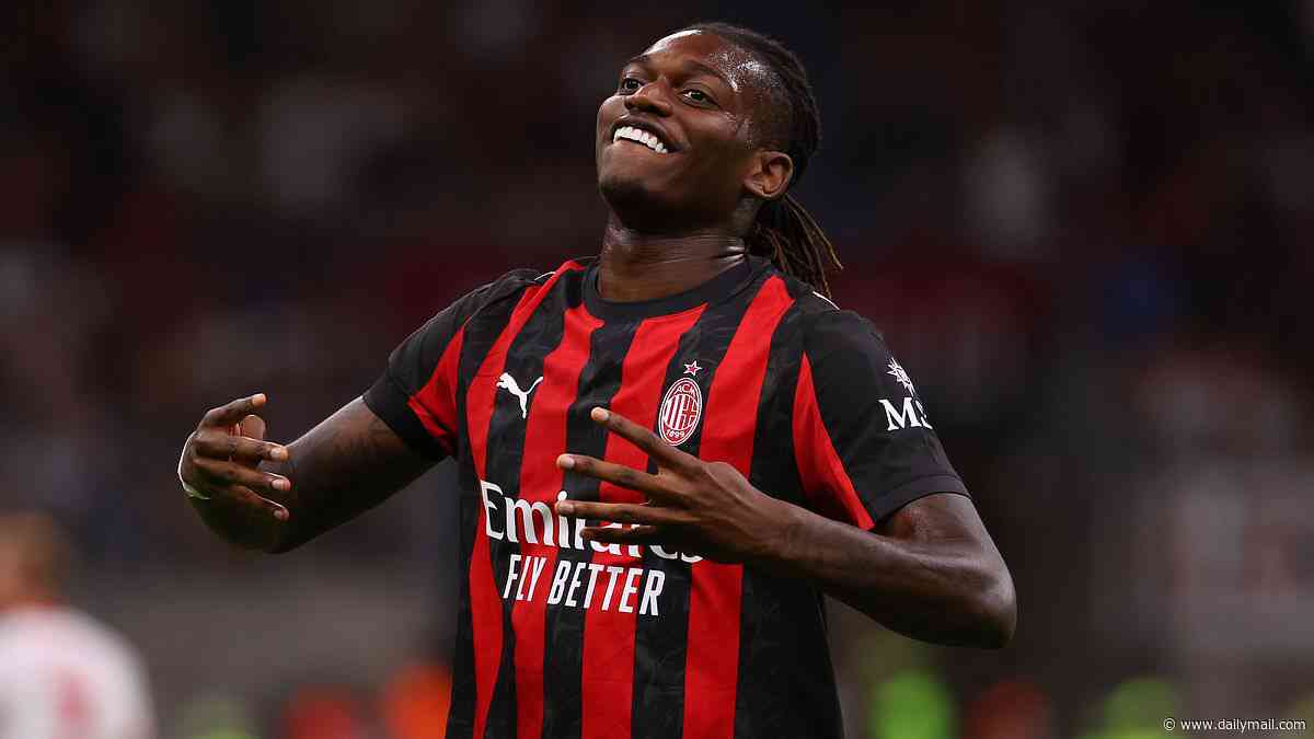 Aston Villa rival Galatasaray with loan offer for AC Milan attacker Rafael Leao - with deal including obligation to buy next summer for around £37m: WINDOW WATCH