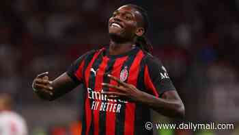 Aston Villa rival Galatasaray with loan offer for AC Milan attacker Rafael Leao - with deal including obligation to buy next summer for around £37m: WINDOW WATCH