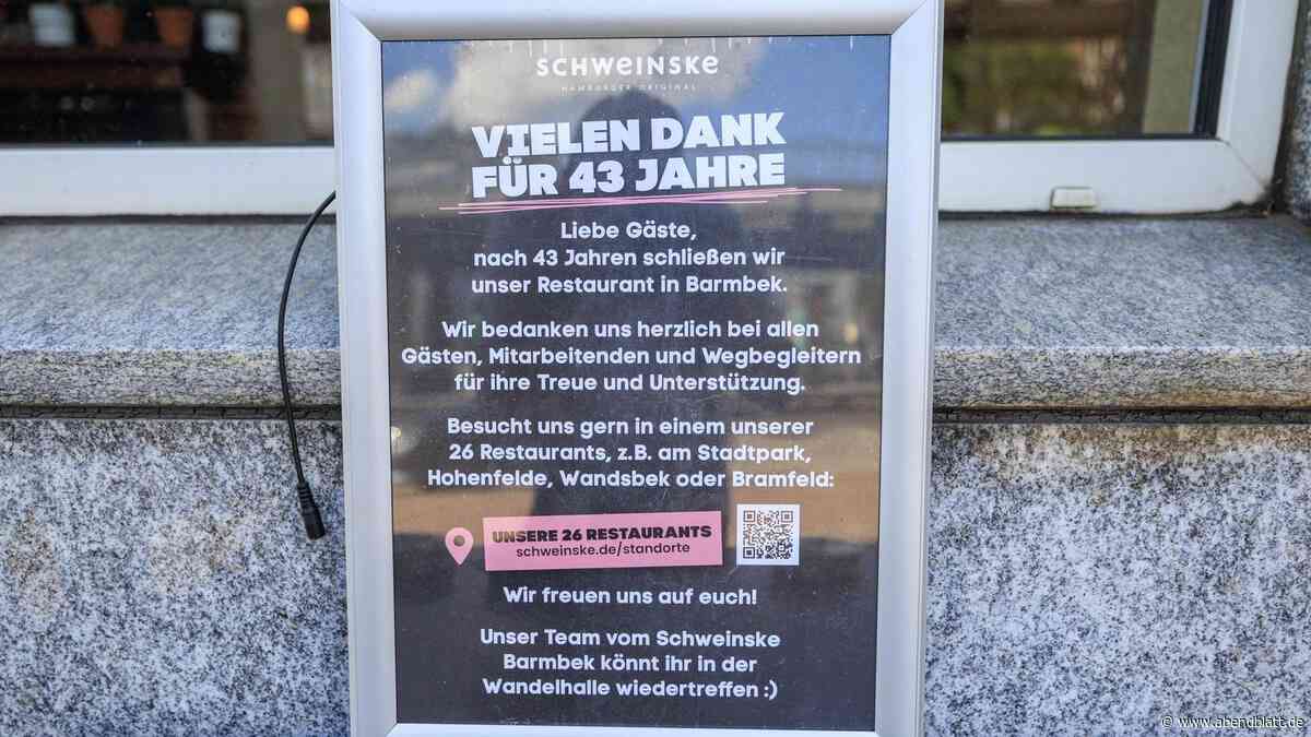Erstes Schweinske nach 43 Jahren geschlossen – „hier hat alles angefangen“
