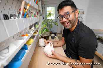 Art gallery ready to play with clay