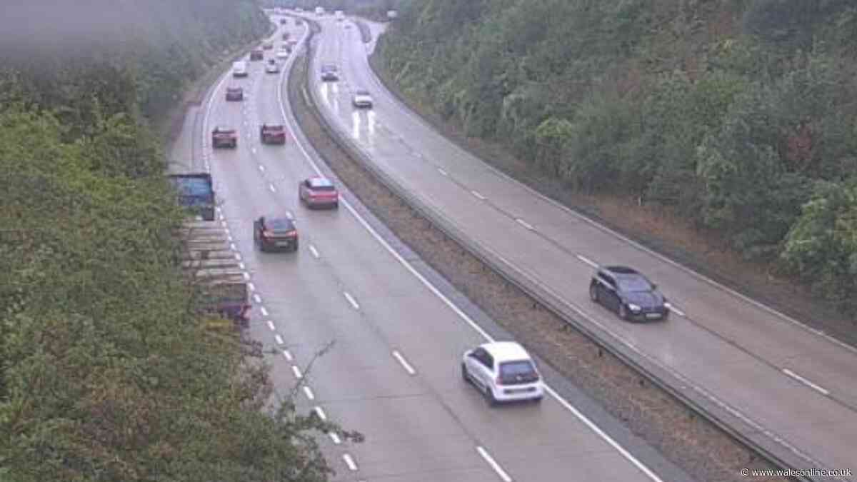 Delays on key Cardiff route as one lane blocked