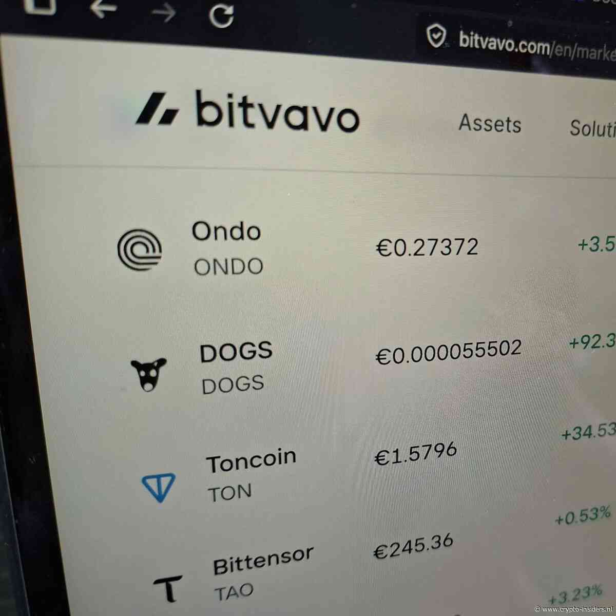 Nieuwe functie staat klaar voor Bitvavo-gebruikers: zo activeer je hem