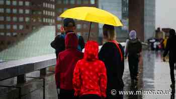 Met Office issues new weather warning today as 81 areas face 3 inches of rain