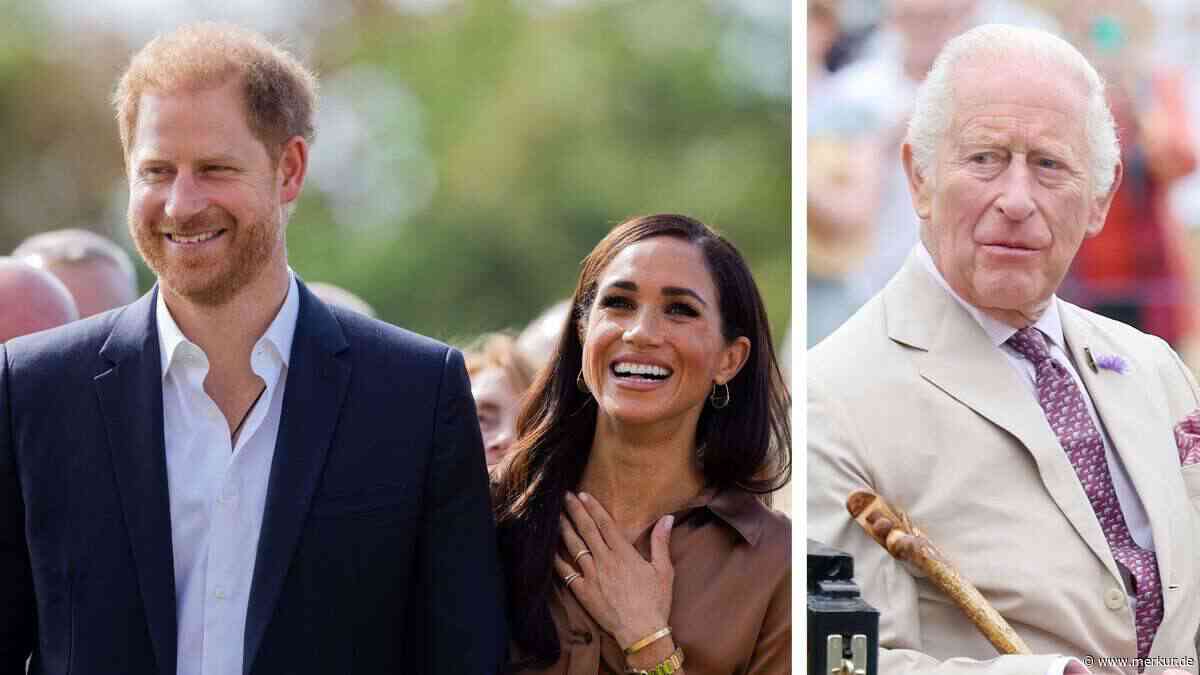 Überraschende Rückkehr: Harry und Meghan landen in England, während Charles große Reise ankündigt