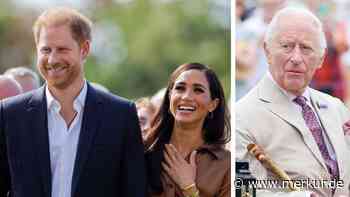 Überraschende Rückkehr: Harry und Meghan landen in England, während Charles große Reise ankündigt