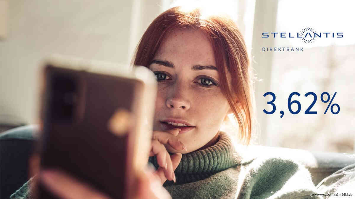 Stellantis Direktbank legt nach: 3,62 % Zinsen aufs Tagesgeld