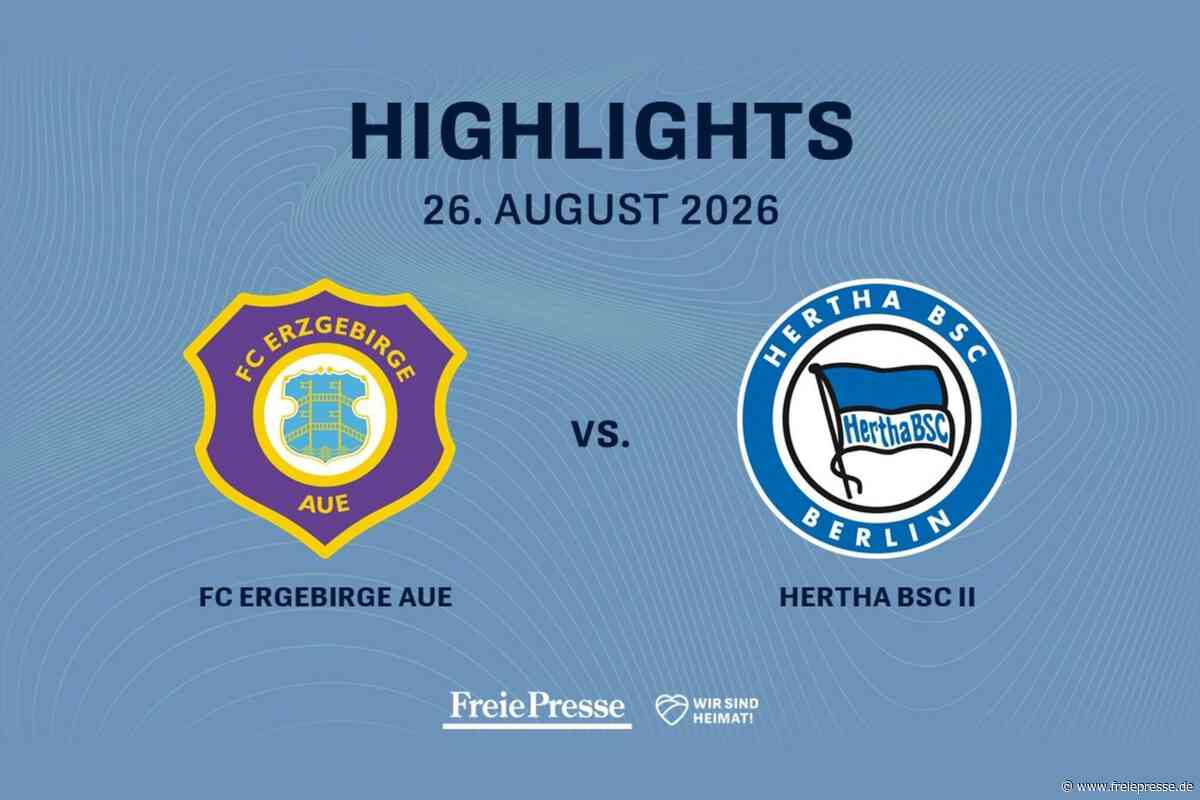 FC Erzgebirge Aue - Hertha BSC II: Die Highlights des Spiels im Video