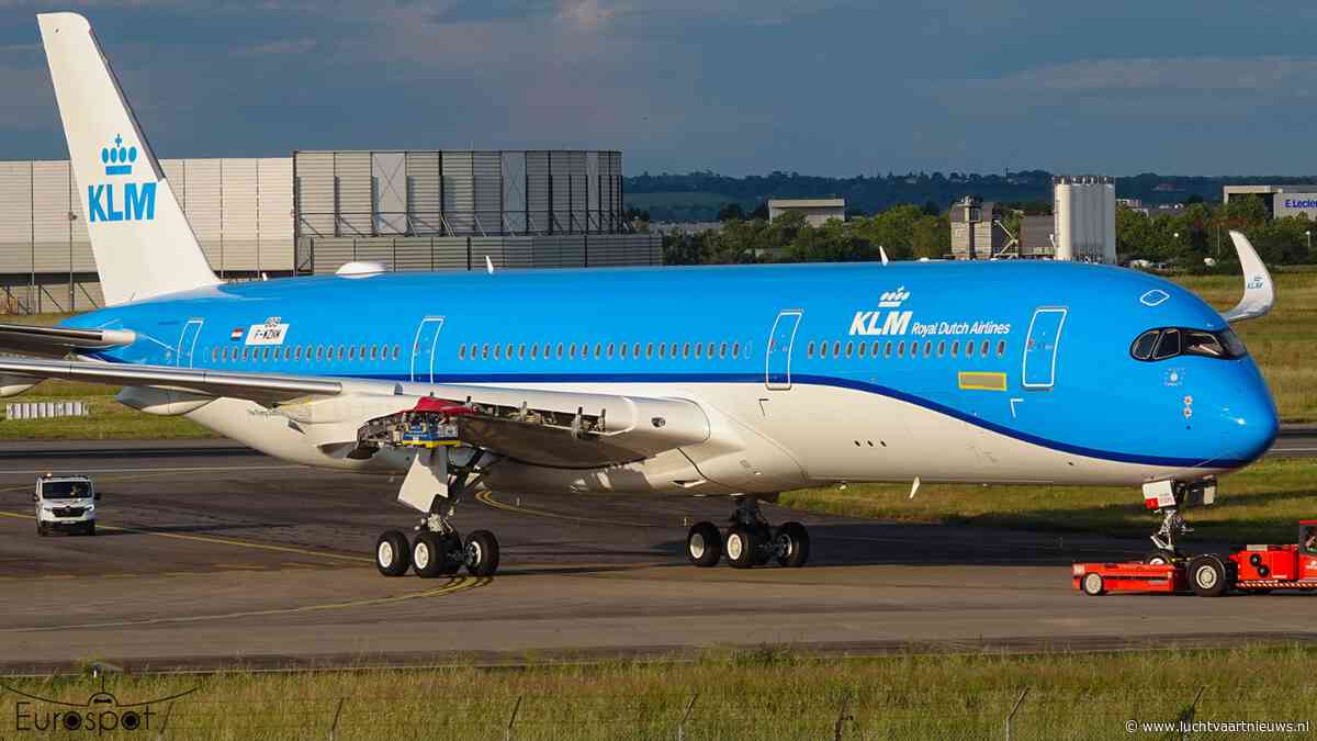 KLM-Airbus A350 begin volgende week eerste keer de lucht in voor testvlucht