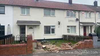 Another house is rammed in Middlesbrough amid fears of gang violence outbreak after girl, seven, was 'murdered' and fatal wrong-way crash