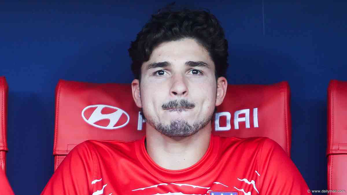 Arsenal refuse to give up on Julian Alvarez as he skips Atletico Madrid training for a second day due to mystery 'illness' - as his club outlaw him from joining Barcelona