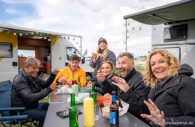 „Tietjen campt - der Roadtrip“ mit neuen Folgen - Bettina Tietjen unterwegs mit Sven Martinek, Regina Halmich, Jochen Schropp, Matthias Steiner, Zora Klipp und Evelyn Weigert
