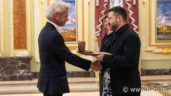 "Nationale Legende der Ukraine": Wolodymyr Selenskyj ehrt Sean Penn