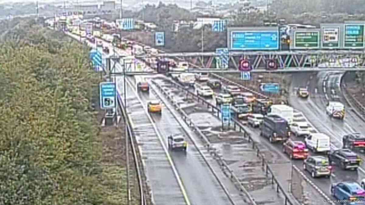 M25 live traffic updates as crash causes delays near Dartford Crossing - recap