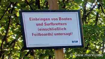 Foilboards am Steg verboten: Badende haben Vortritt