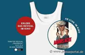 Damals wie heute ein Sieger: SCHIESSER ist offizieller Partner des Kinofilms ADAMS ACHT