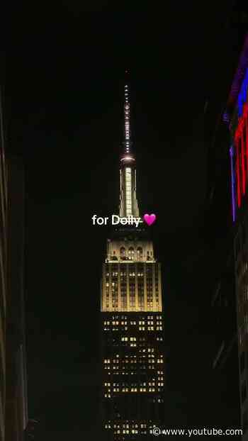 Why was the Empire State Building pink?