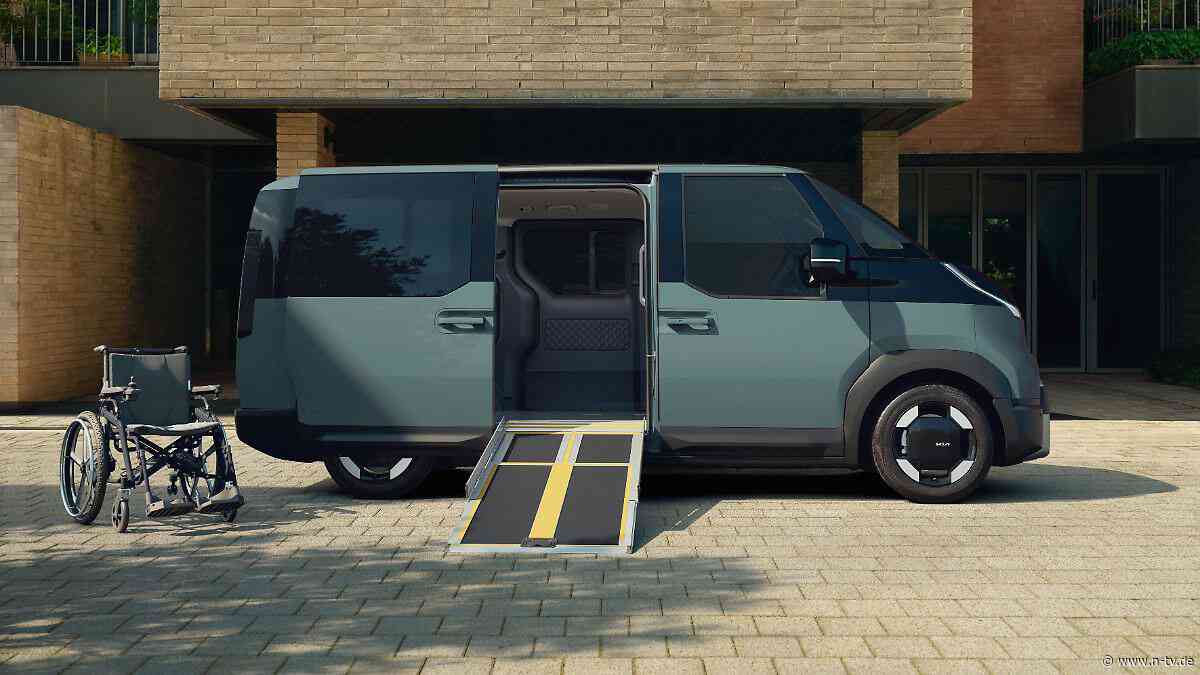 Neue Version für Rollstuhlfahrer: Kia PV5 WAV - ein barrierefreier Kleinbus