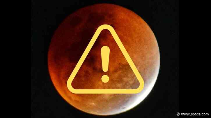 An impressive partial lunar eclipse will turn the moon an eerie red for millions of people tonight