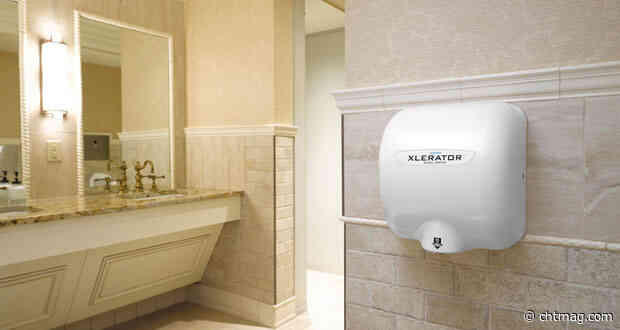 Next generation XLERATOR® cover is 100% recyclable and raises the standard for commercial restroom durability