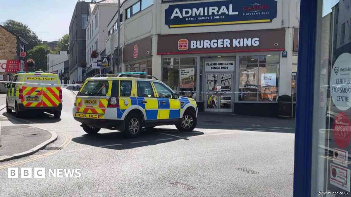 Two men charged after city centre disturbance