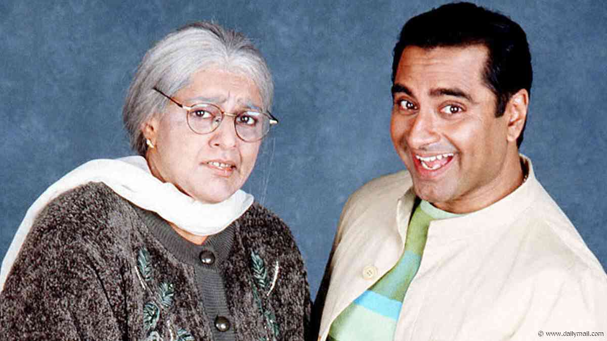 Meera Syal says 'it was a bit weird' to marry her screen grandson after being cast as a a grandmother in The Kumars when she was just 40