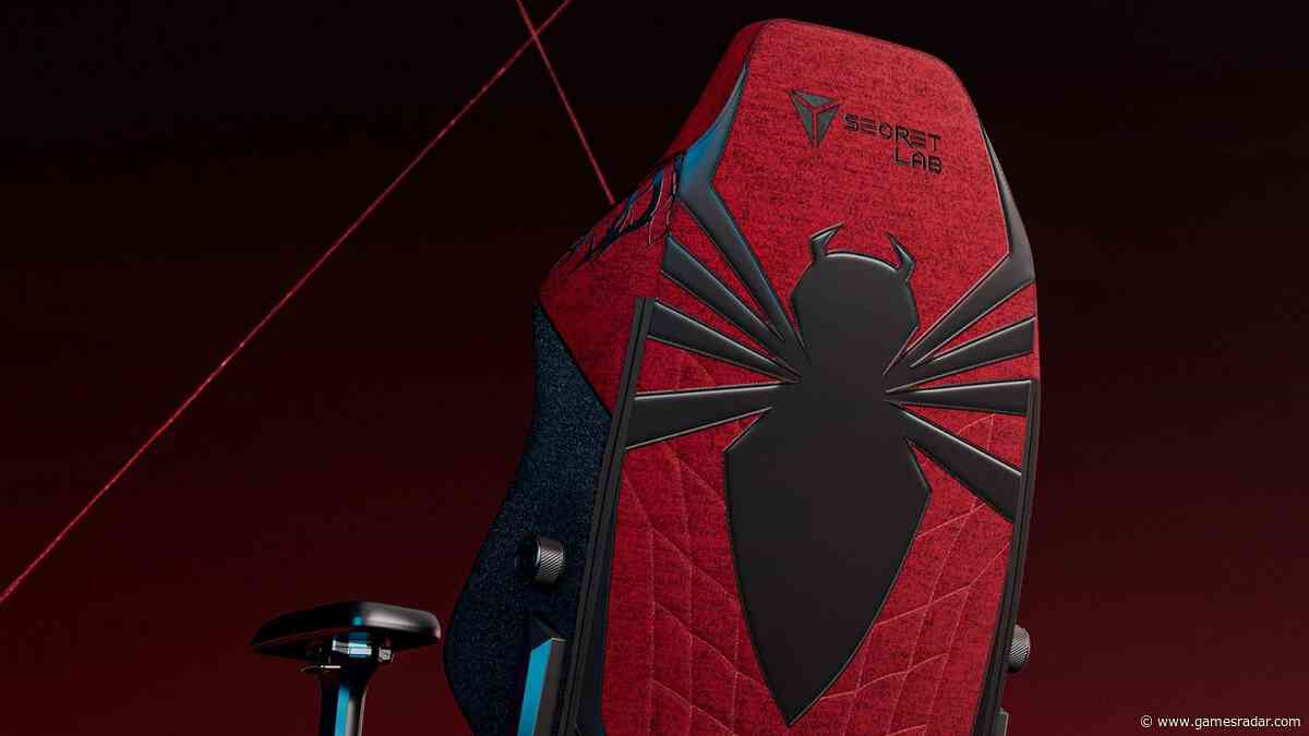 Secretlab's new Spider-Man gaming chair includes a venomous nod