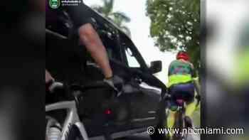 Man arrested after swerving SUV into cyclists, firing shot in Cutler Bay, report says