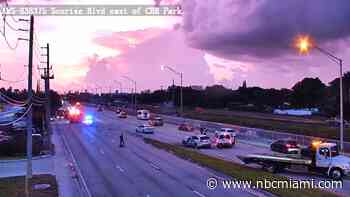 4 hurt in Lauderhill crash involving bicyclist and multiple vehicles, police say