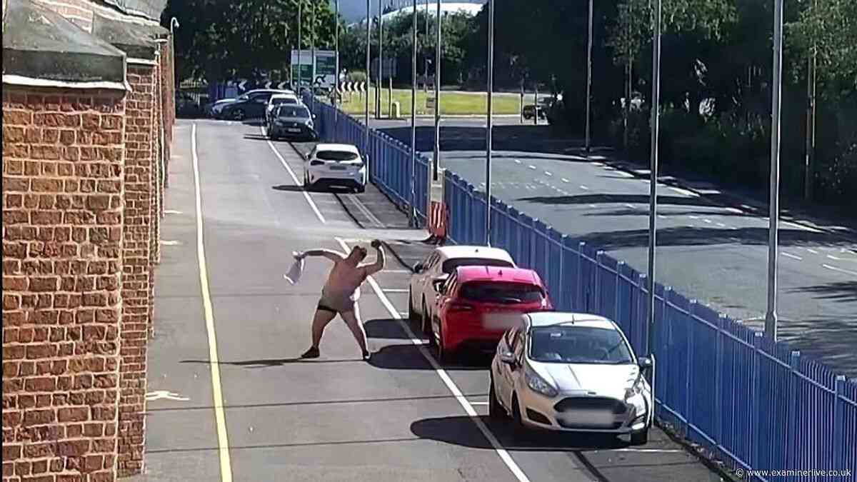 CCTV catches man's comedy of errors trying to get drugs into Yorkshire prison