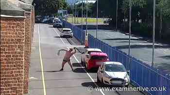 CCTV catches man's comedy of errors trying to get drugs into Yorkshire prison