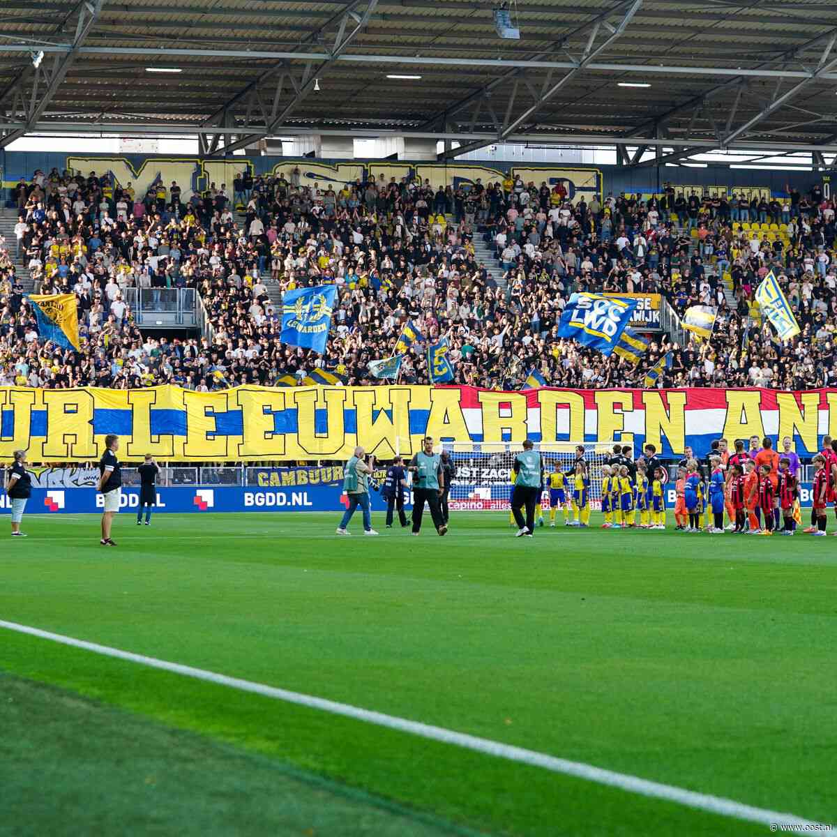 Ondanks inspanningen van FC Twente geen uitpubliek aanwezig in Leeuwarden