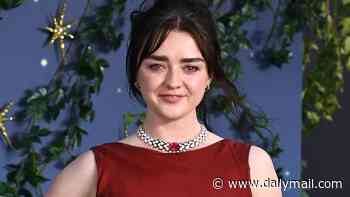 Maisie Williams takes style inspiration from screen mother Sandra Bullock as she copies her 1999 red carpet look at Practical Magic 2 premiere