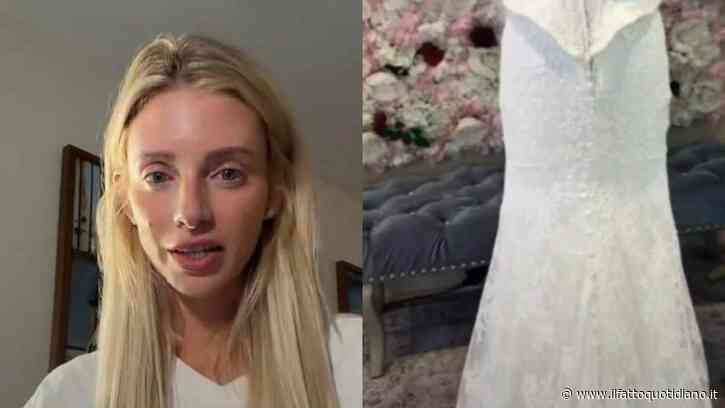 “Sono davvero distrutta, il mio abito è stato svelato a tutti”: la sposa denuncia il negozio per l’errore, ma i social si dividono