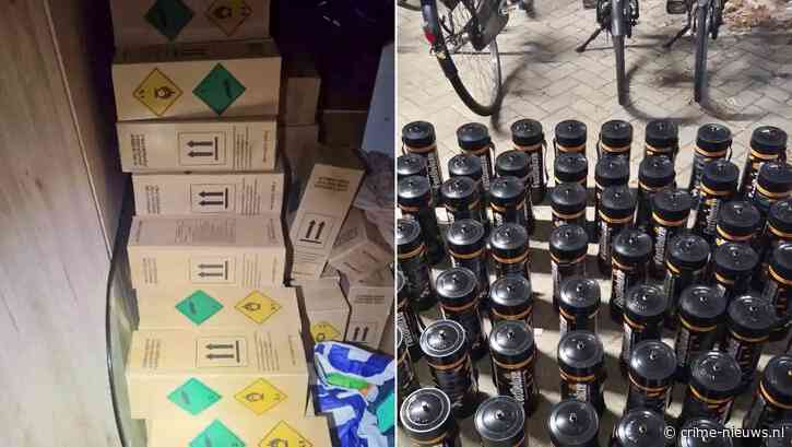 Grote partij lachgas gepakt in garagebox na anonieme tip via Meld Misdaad Anoniem